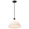 Nuvo Russel - 14 Inch Pendant - Matte Black with Satin White Glass 60/8026 - alternate 5